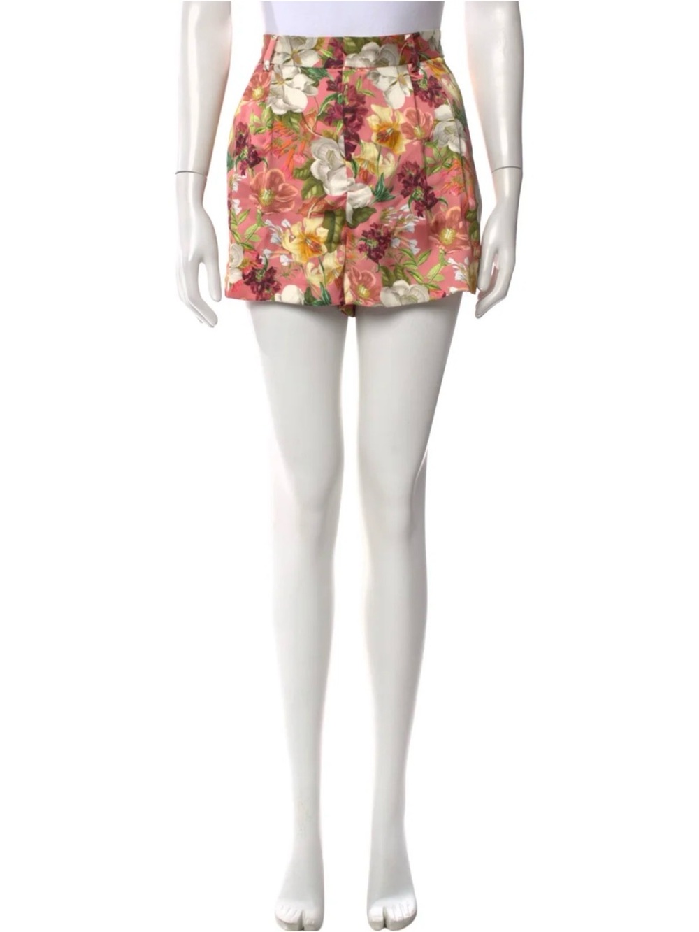 floral print mini shorts